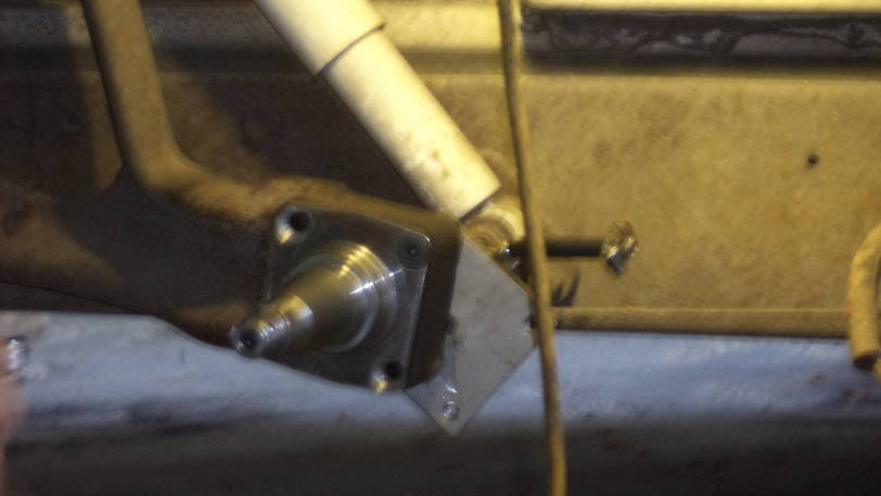 installing rear mounting block