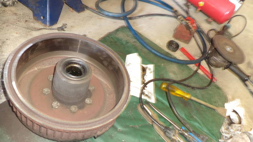 LR drum rubbed backing plate