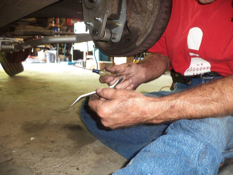 adjust brakes see below