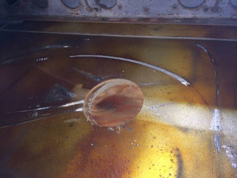 Main tank access hole...almost