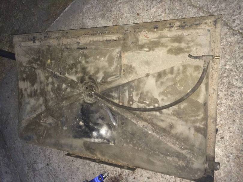 Aux Tank down and out
