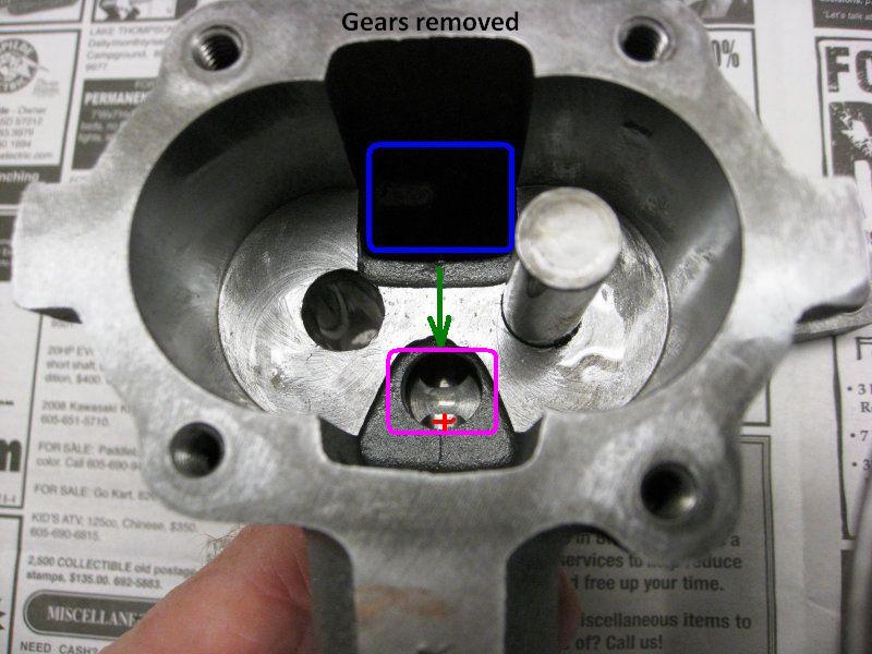 Oil Pump Relief Flow Path