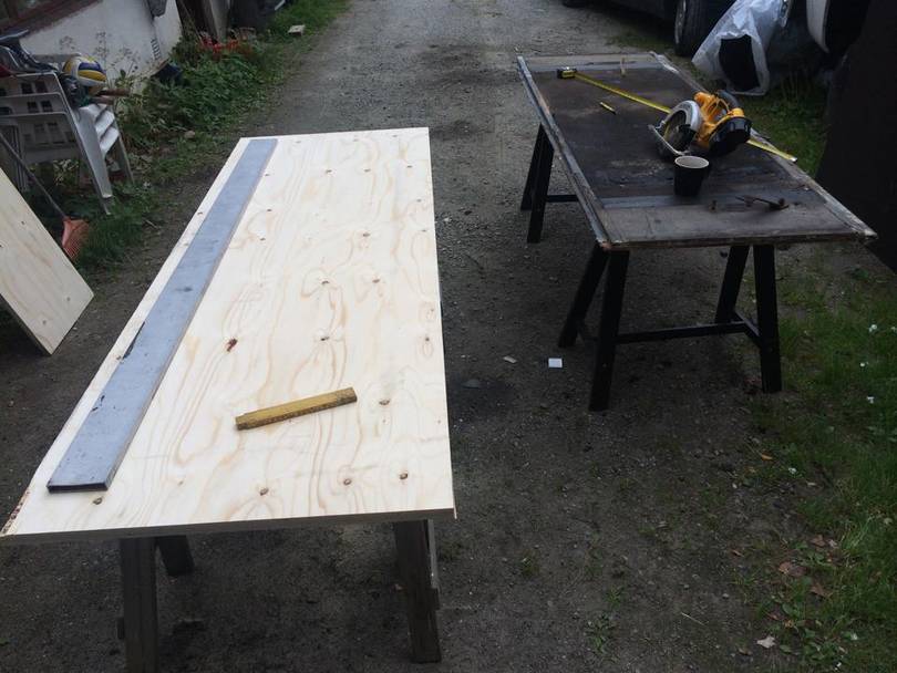 Finally starting to work on Big green after the summer