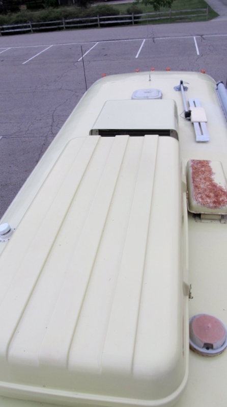 view of roof from rear