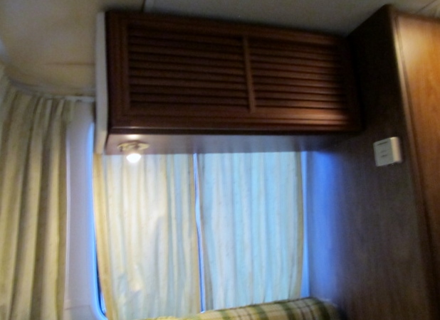 storage above rear settee