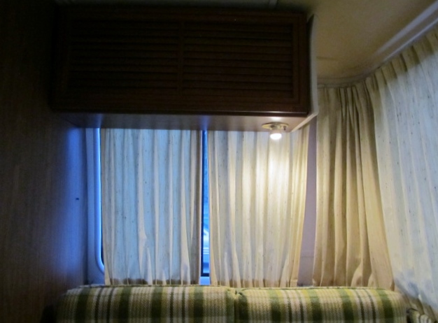 storage above rear settee