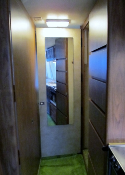 inside closet door