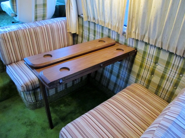 front dinette table with leaves folded