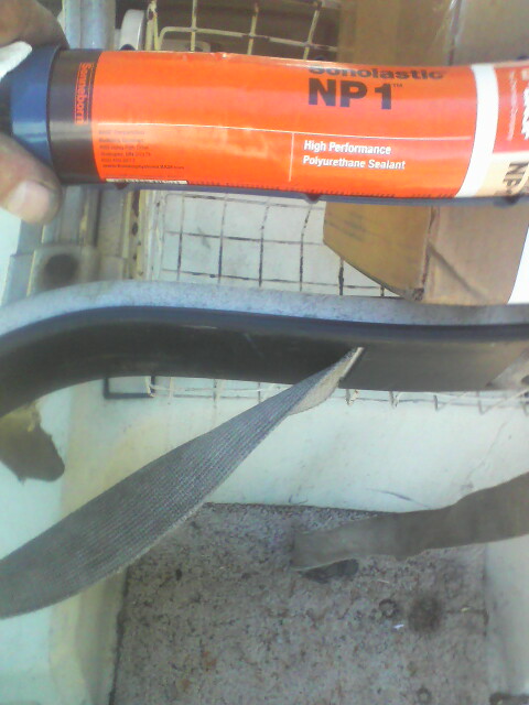 This is the stuff we used as adhesive