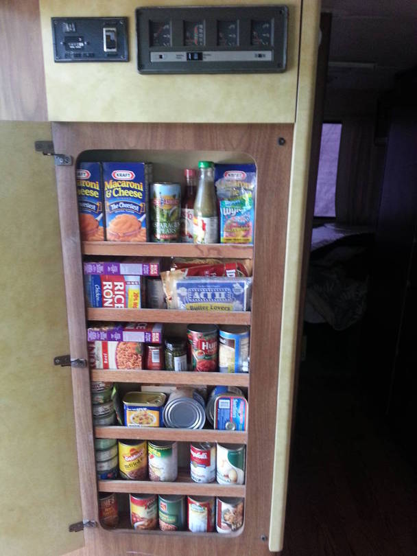 vacuum removed and food in place