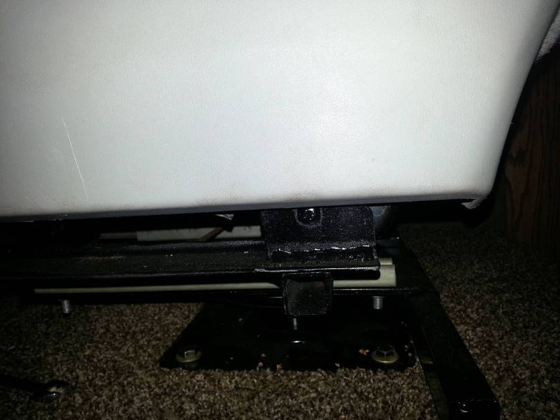 Seat locked down