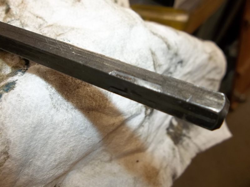 Burrs on Pump shaft