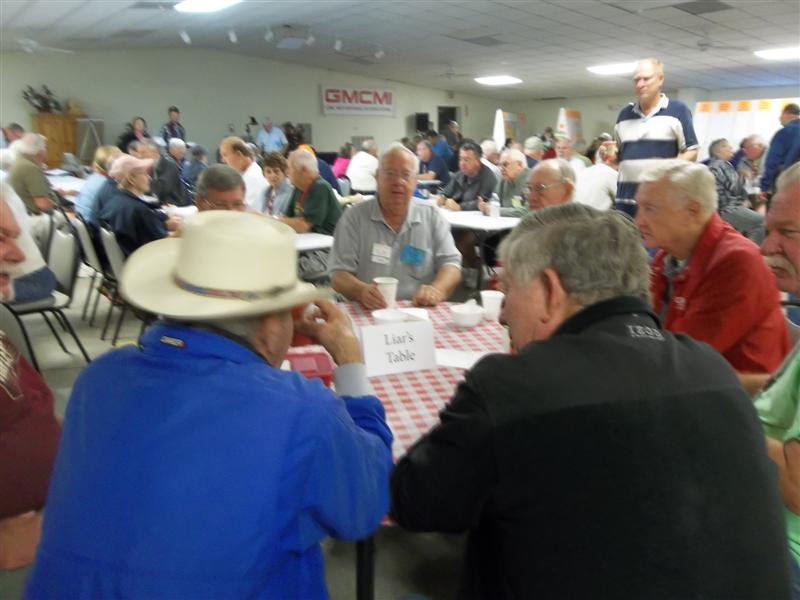 Frank Jenkins with Hat at Liar's Table