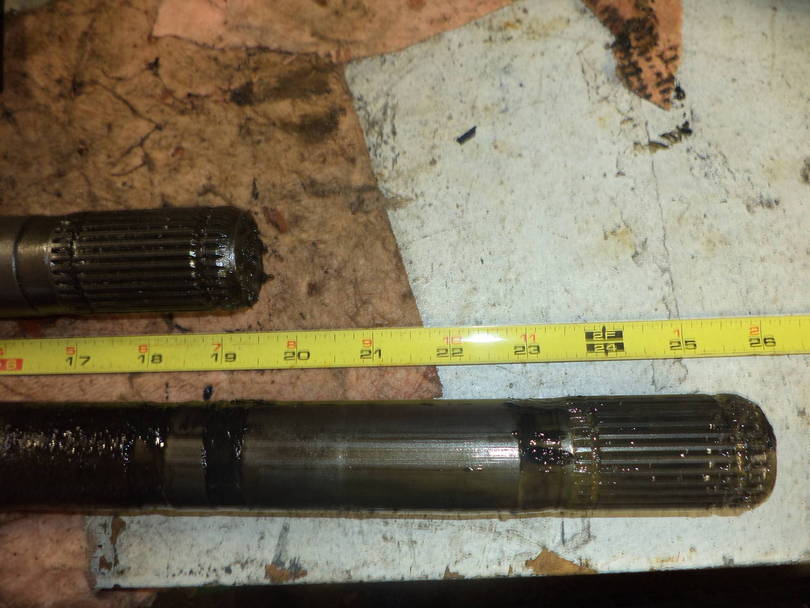 Toro compared to GMC motorhome axle
