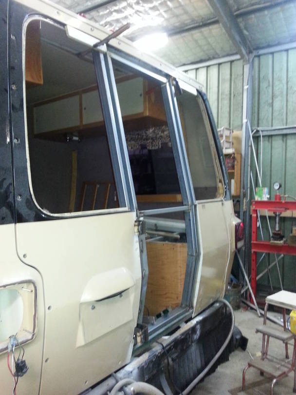 Rear door conversion