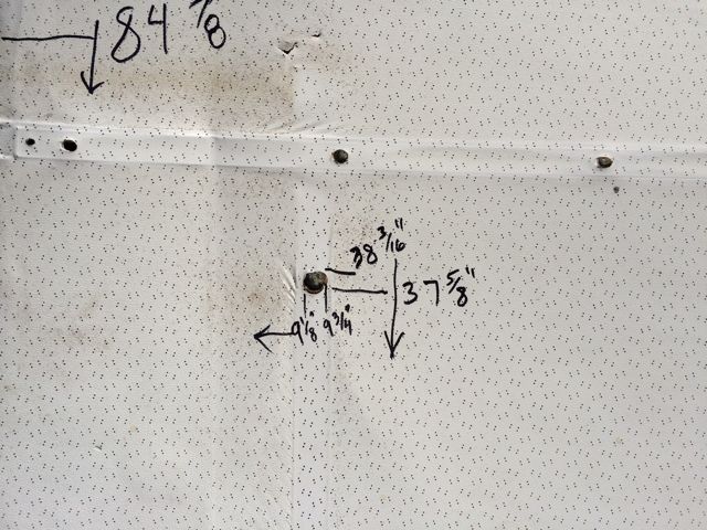 Headliner Panel Measurements