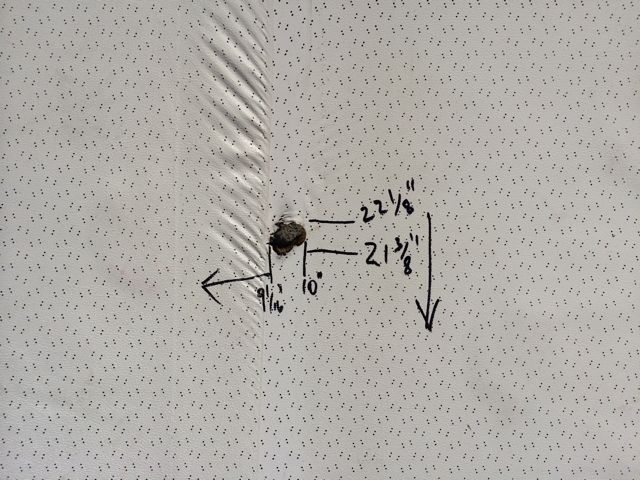 Headliner Panel Measurements