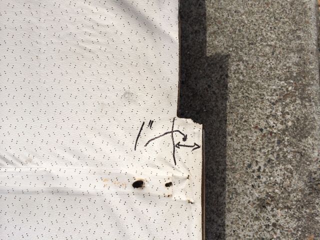 Headliner Panel Measurements