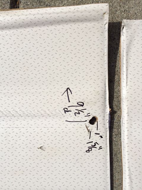 Headliner Panel Measurements