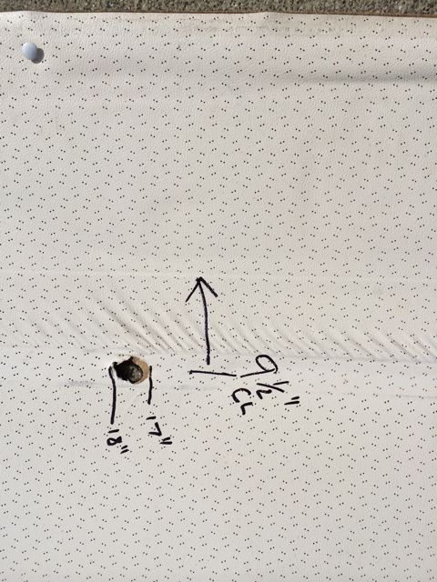 Headliner Panel Measurements