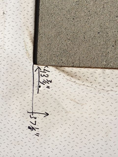 Headliner Panel Measurements