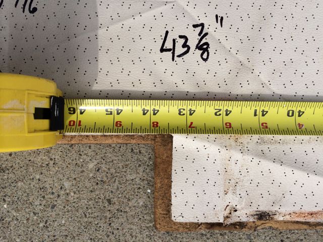 Headliner Panel Measurements