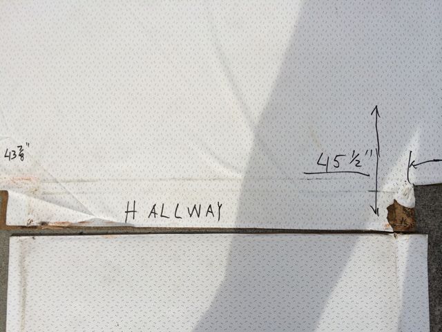 Headliner Panel Measurements