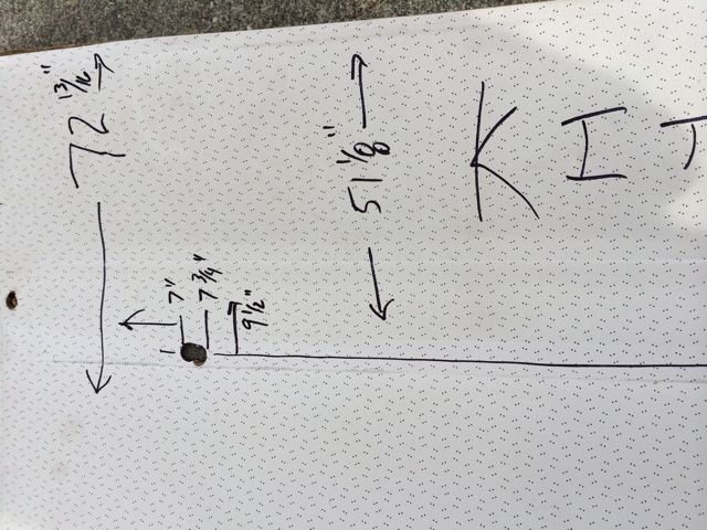 Headliner Panel Measurements