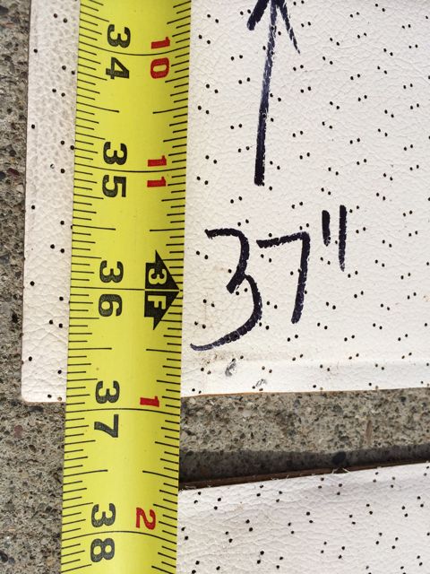 Headliner Panel Measurements