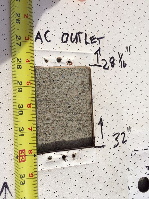 Headliner Panel Measurements