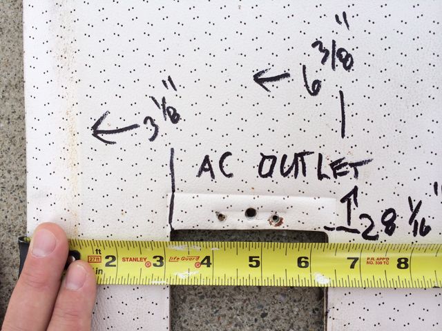Headliner Panel Measurements