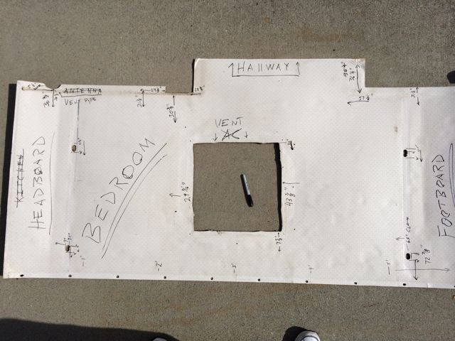 Headliner Panel Measurements