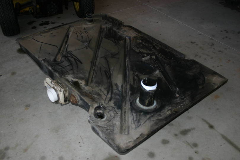 Black tank removed