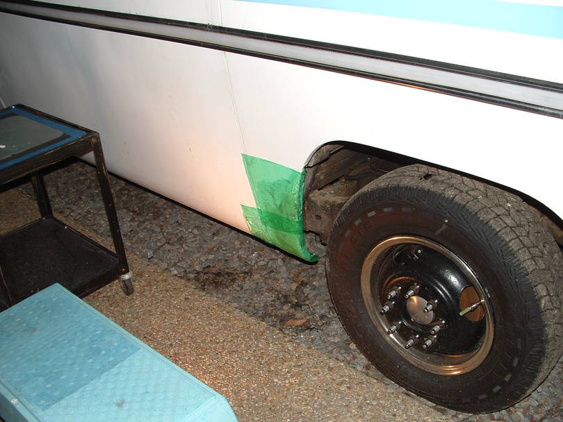 Epoxied with fiberglass mat