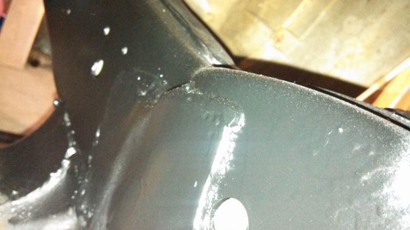 Frame repair painted