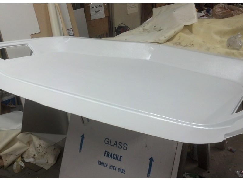 Painting interior front cap