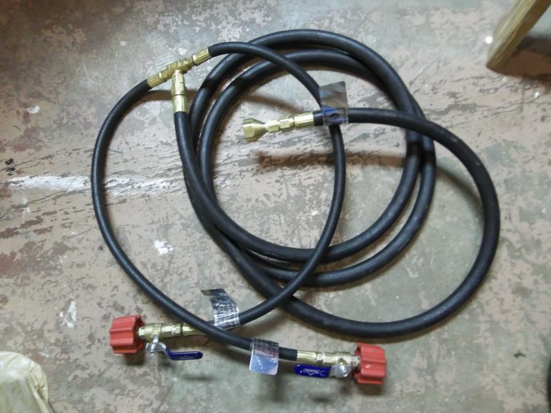 Completed Easy Change Propane Hose