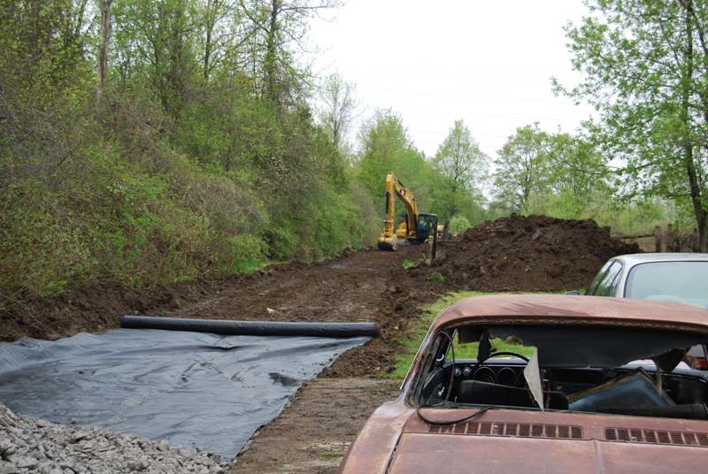Laying Stone Road Bed 3