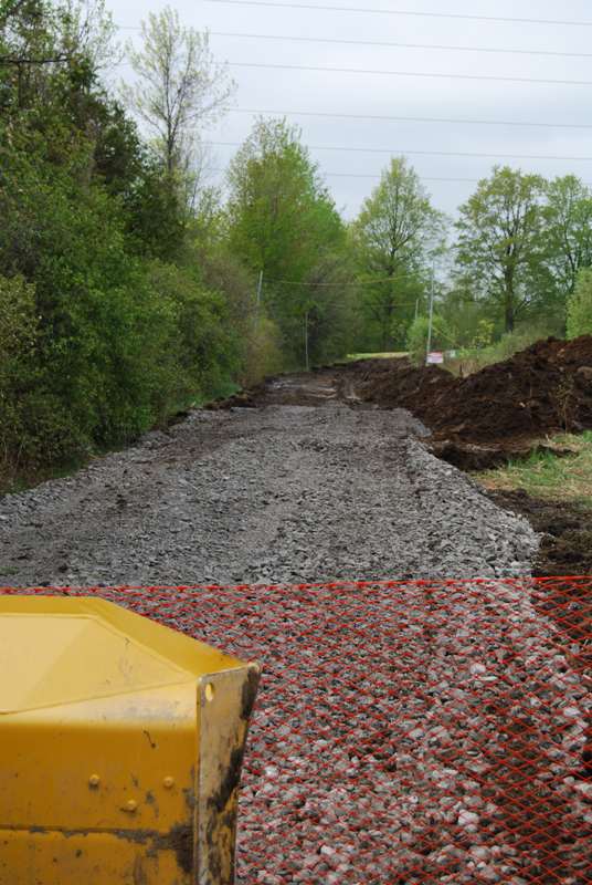 Laying Stone Road Bed 4