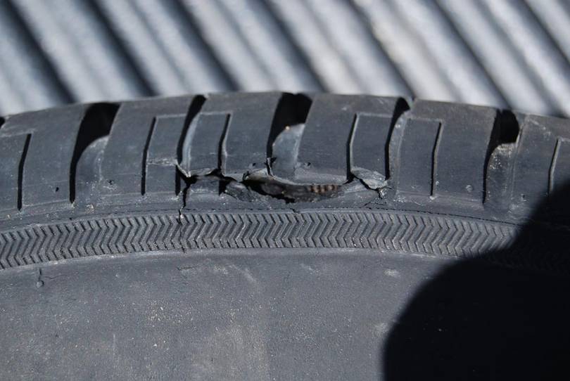 Right Rear Tire Blow-out at 70mph #4