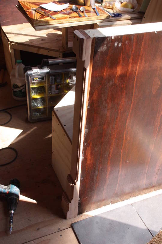 Interior work continues