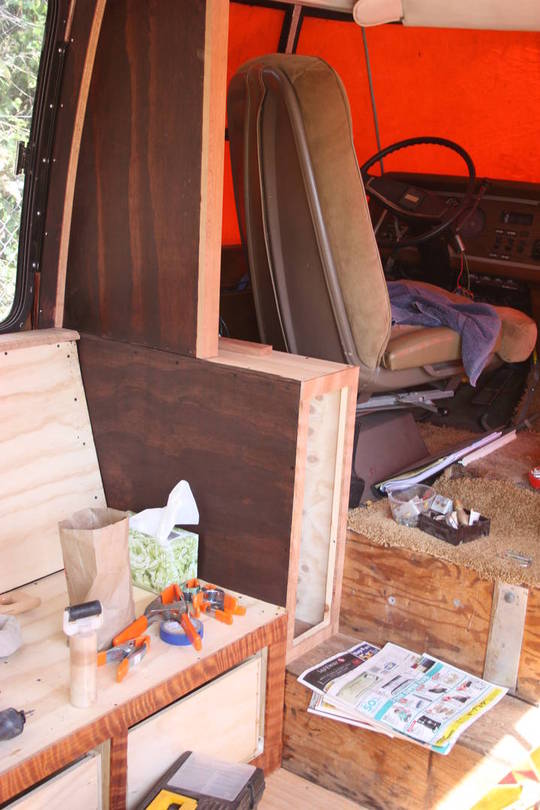 Interior work continues
