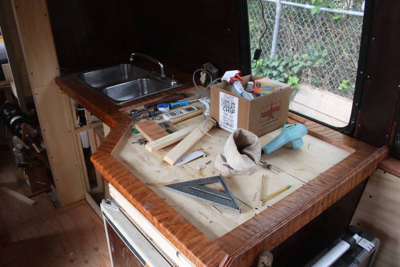 Interior work continues