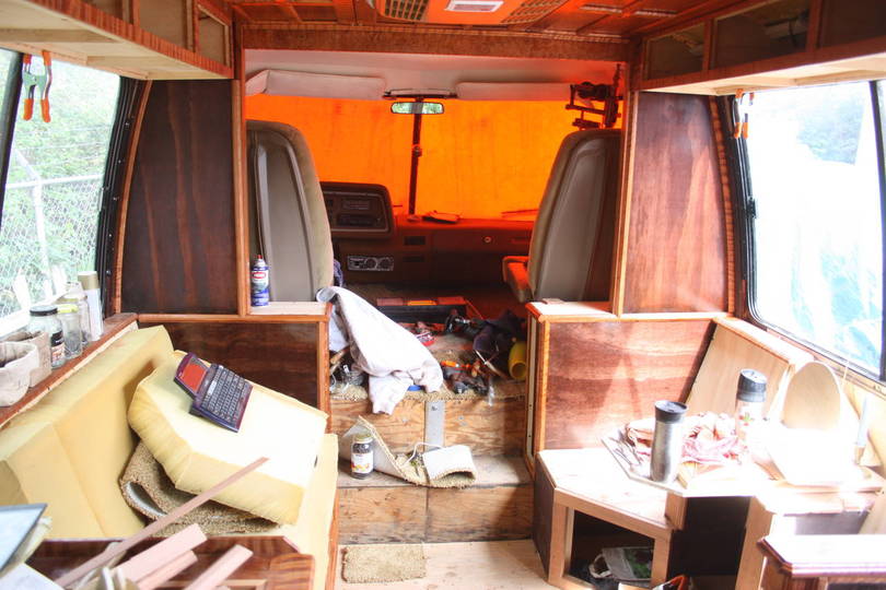 Interior work continues