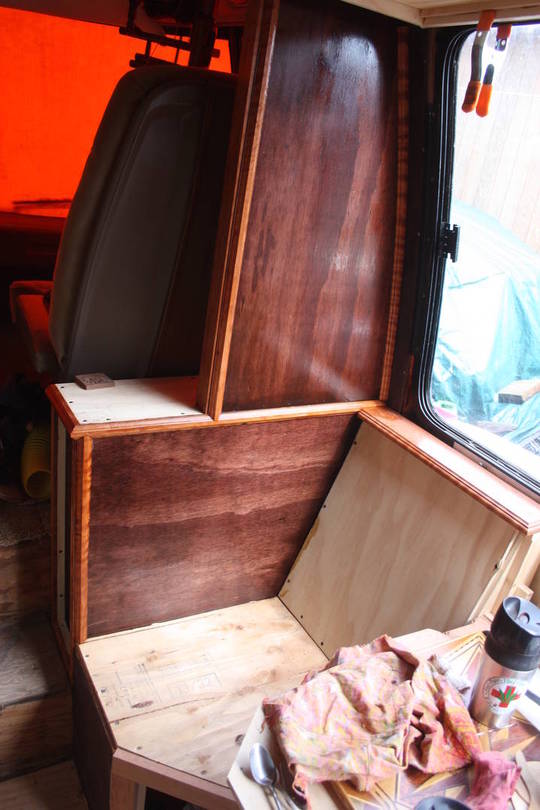 Interior work continues