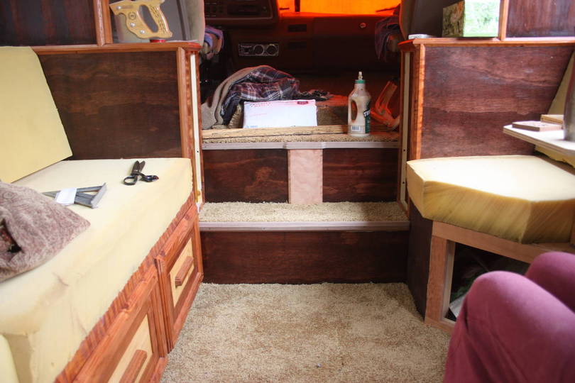 Interior work continues