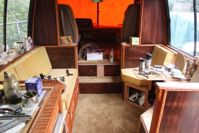 Interior work continues