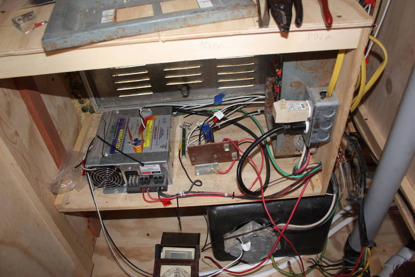 Interior work continues