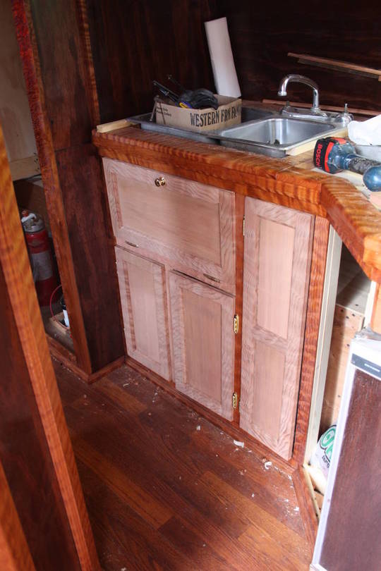 Interior work continues