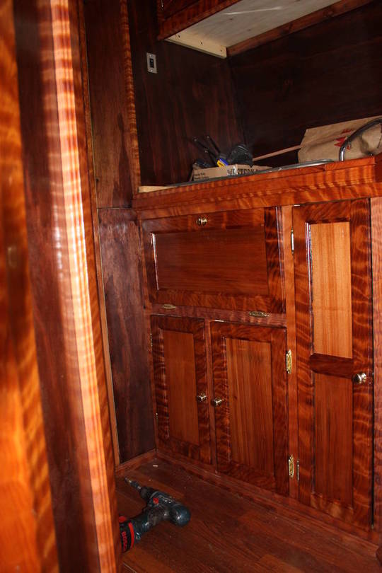Interior work continues